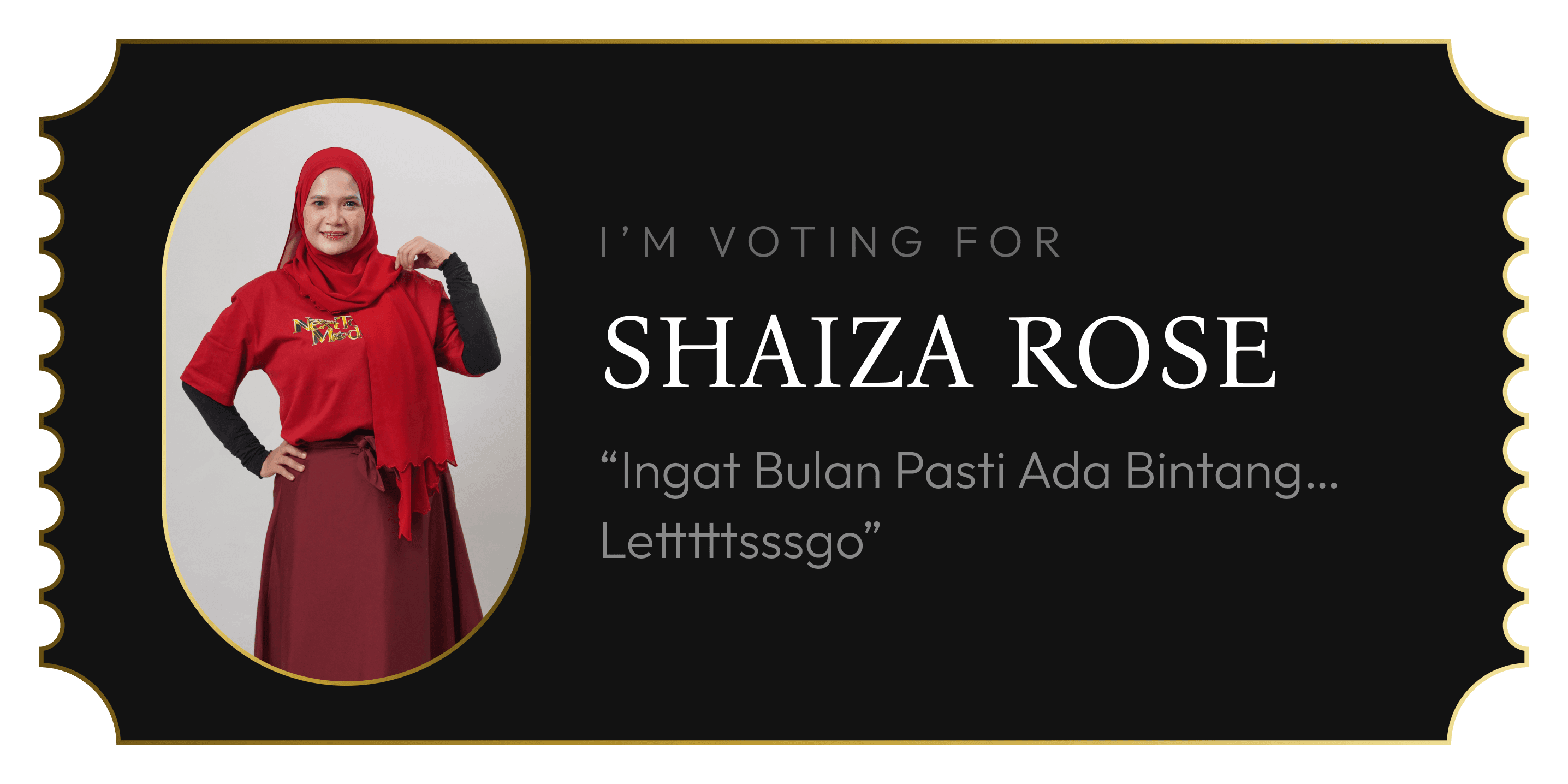 Shaiza Rose - Bulan Bintang Next Top Model